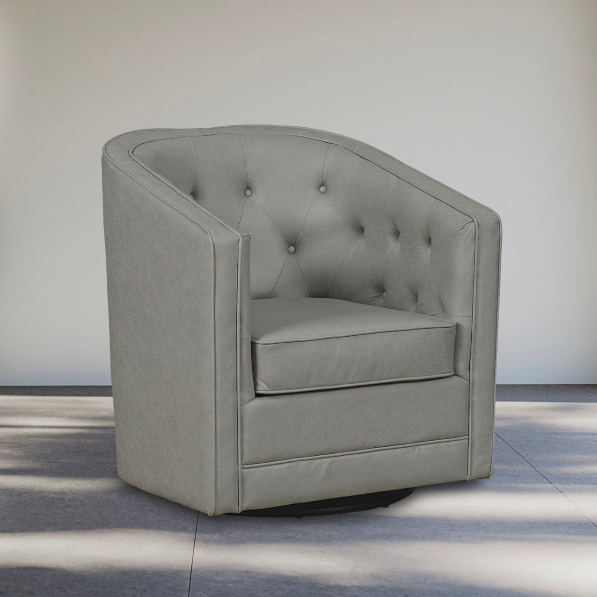 Caddo Swivel Chair [Leathaire] | Titan Chair