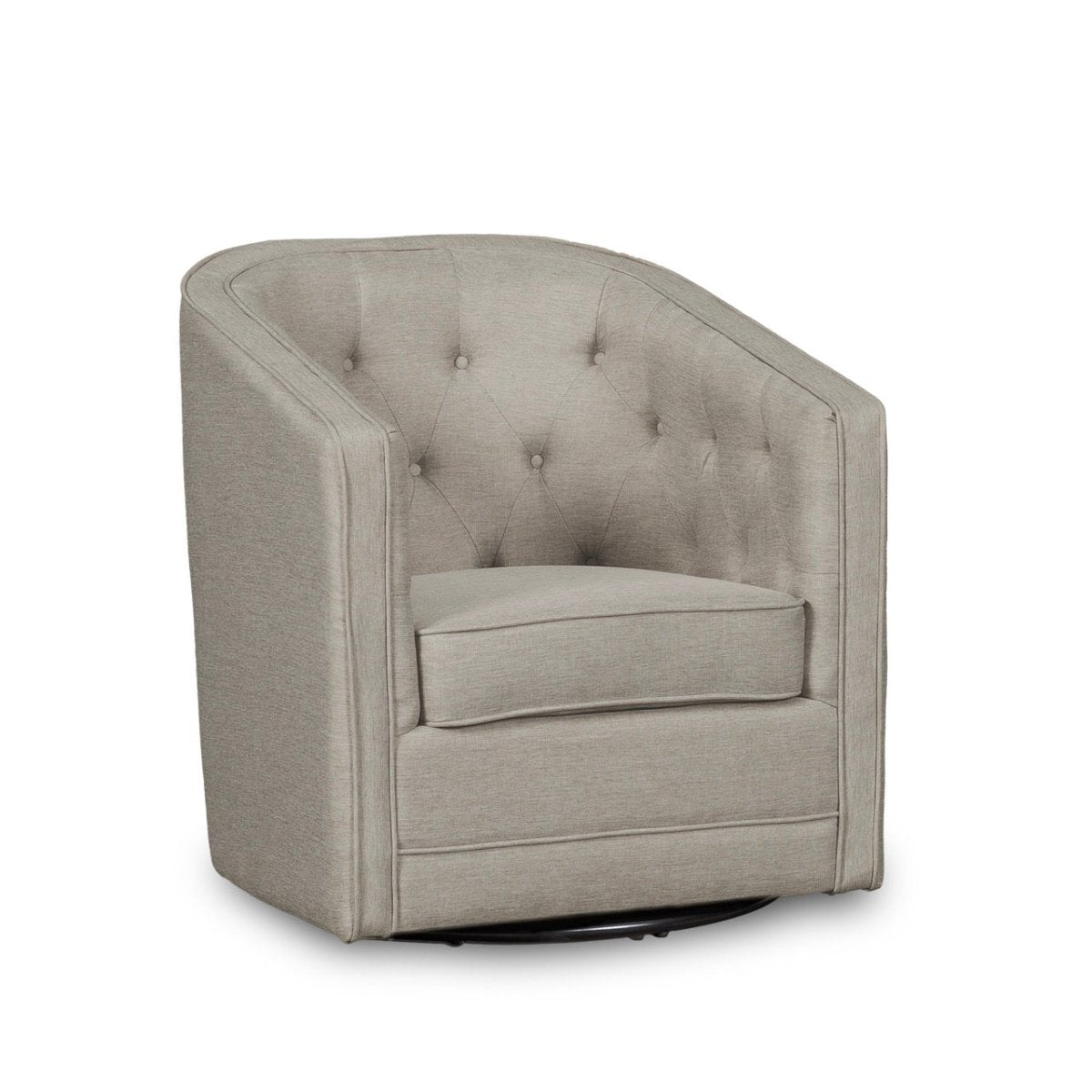 Caddo Swivel Chair [Linen] | Titan Chair