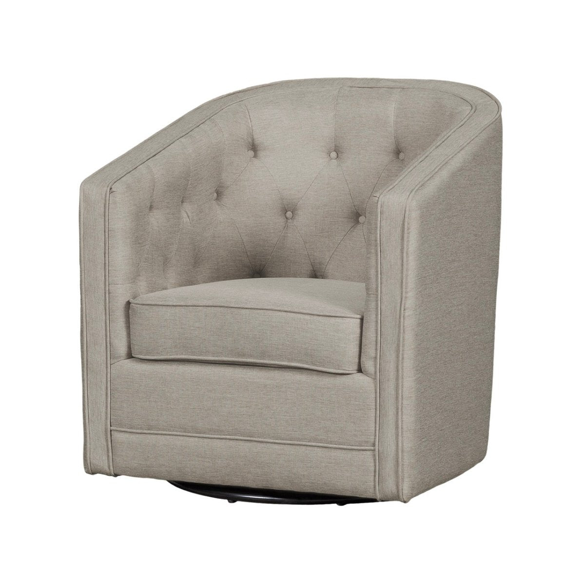 Caddo Swivel Chair [Linen] | Titan Chair